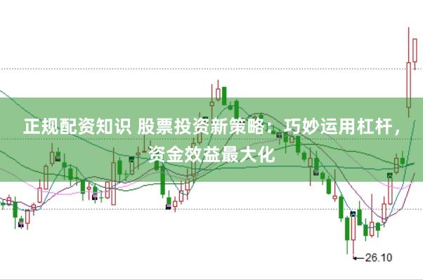 正规配资知识 股票投资新策略：巧妙运用杠杆，资金效益最大化